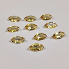Citrine 10x5mm marquise facet 0.85 cts